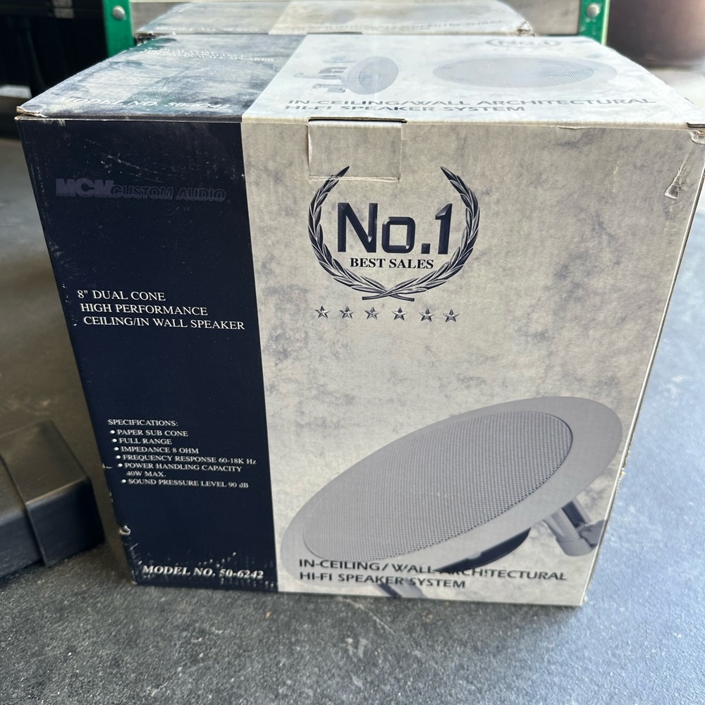 New MCM custom audio speakers and volume controls